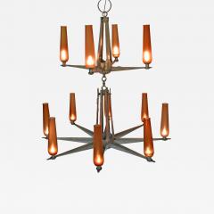 Rare Chandelier Petrolium Club Huston - 1349176