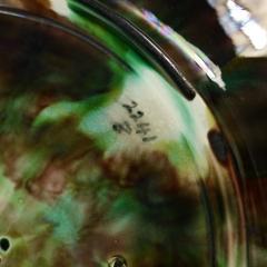 Rare Circular George Jones Majolica Squirrel Nut Dish - 4341265