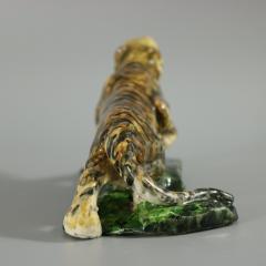 Rare Clement Massier Prowling Tiger Figure - 2650642