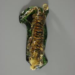 Rare Clement Massier Prowling Tiger Figure - 2650647