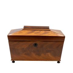 Rare Collection of Six Early English Boxes Early Victorian Circa 1840 1850 - 4559901