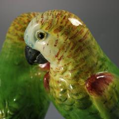 Rare Delphin Massier Parrots Figural Vase - 4584661