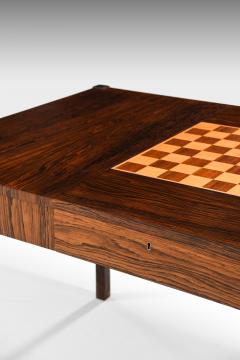 Rare Desk or Library Table in Brass and Rosewood 1950s - 4507741