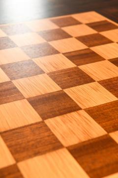 Rare Desk or Library Table in Brass and Rosewood 1950s - 4507744