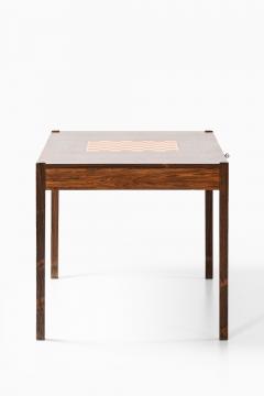 Rare Desk or Library Table in Brass and Rosewood 1950s - 4507749