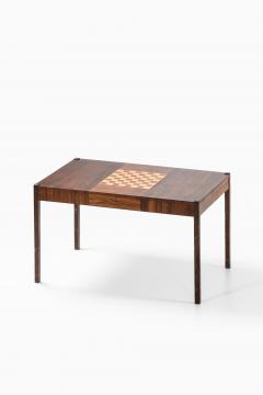 Rare Desk or Library Table in Brass and Rosewood 1950s - 4508690