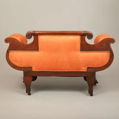 Rare Diminutive Classical Carved Settee - 3943810