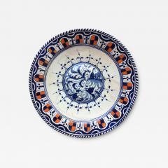 Rare Dutch Maiolica Charger a foglie early 17th century - 4642545