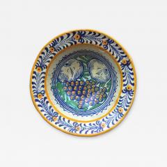 Rare Dutch Maiolica bowl with pomegranates and grapes early 17th century - 4644121