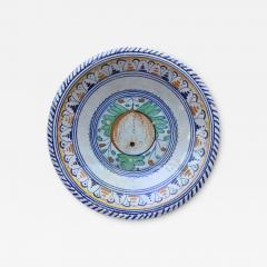 Rare Dutch Maiolica charger with Orange early 17th century - 4642547