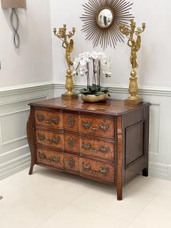 Rare Early 18th Century Louis XV Provincial Burr Elm Mazarin Commode - 4389982