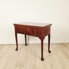Rare Early English Mahogany Folding Table Desk circa 1775 - 4328812