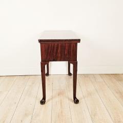 Rare Early English Mahogany Folding Table Desk circa 1775 - 4328813