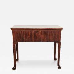Rare Early English Mahogany Folding Table Desk circa 1775 - 4328839