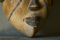 Rare Early to Mid 20th Century African Bena Lulua Mask Kasai Region - 4803585