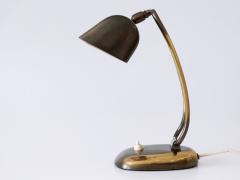 Rare Elegant Mid Century Modern Brass Piano Lamp or Desk Light Germany 1950s - 3665690