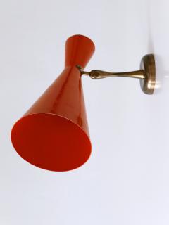 Rare Elegant Mid Century Modern Diabolo Sconce or Wall Lamp Germany 1950s - 4098594