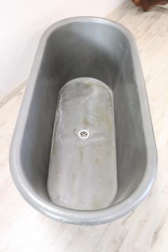 Rare Empire Antique Galvanized Sheet Military Bathtub - 2201908