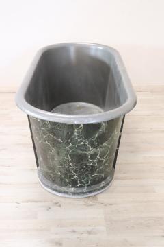 Rare Empire Antique Galvanized Sheet Military Bathtub - 2201909