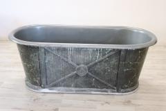 Rare Empire Antique Galvanized Sheet Military Bathtub - 2201910