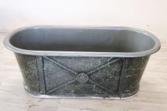 Rare Empire Antique Galvanized Sheet Military Bathtub - 2201912