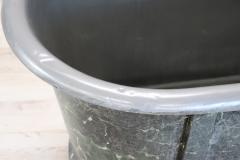 Rare Empire Antique Galvanized Sheet Military Bathtub - 2201913