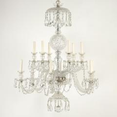 Rare English Cut Crystal Chandelier 1920 or earlier - 4099269