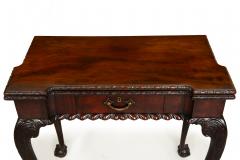 Rare English George III Antique Mahogany Card Game Table circa 1760 - 4590652
