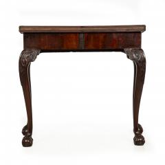 Rare English George III Antique Mahogany Card Game Table circa 1760 - 4590660