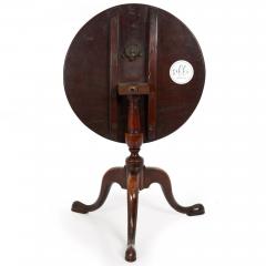 Rare English Queen Anne Antique Miniature Salesman Sample Tilt Top Table - 4501278