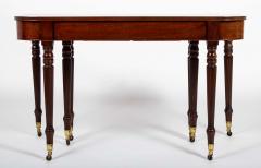 Rare English Regency Scissor Support Extension Dining Table - 4336951
