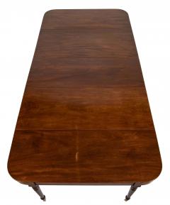 Rare English Regency Scissor Support Extension Dining Table - 4336954