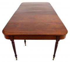 Rare English Regency Scissor Support Extension Dining Table - 4336958
