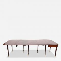 Rare English Regency Scissor Support Extension Dining Table - 4336976