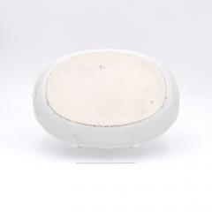 Rare Famille Rose Pink Oval Platter Chinese Export circa 1760 - 3163438