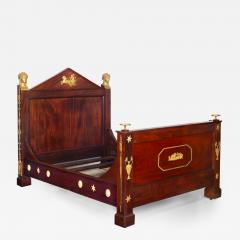 Rare Fine French Empire Mahogany Bed by Jacob Desmalter ca 1805 15 - 4744677