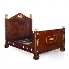 Rare Fine French Empire Mahogany Bed by Jacob Desmalter ca 1805 15 - 4744678