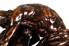 Rare French Bronze Sculpture Return of Prodigal Son by Ernest Dubois - 4551528