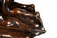 Rare French Bronze Sculpture Return of Prodigal Son by Ernest Dubois - 4551543