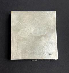 Rare French Line Vautrin Silvered Bronze Holopherne Box - 4636529