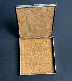 Rare French Line Vautrin Silvered Bronze Holopherne Box - 4636533