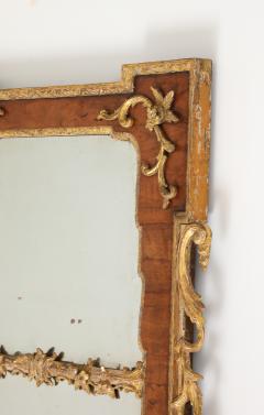 Rare George II Walnut and Parcel Gilt Mirror c 1740 - 4717759
