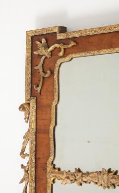 Rare George II Walnut and Parcel Gilt Mirror c 1740 - 4717760