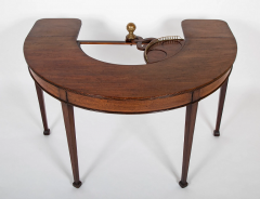 Rare George III Mahogany Drop Leaf Hunt Table with Swivel Bottle Server - 2915552