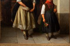 Rare German Antique Painting After Church by Karl Friedrich Boser circa 1860 - 4612618