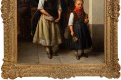 Rare German Antique Painting After Church by Karl Friedrich Boser circa 1860 - 4612621