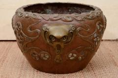 Rare German Art Nouveau Copper Planter - 1215871