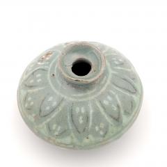 Rare Goryeo Dynasty Korean Celadon Bud Vase 14th century - 3520023