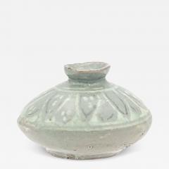 Rare Goryeo Dynasty Korean Celadon Bud Vase 14th century - 3521225