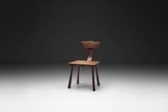 Rare Handcrafted Wooden Chair Europe Mid 20th Century - 4617160